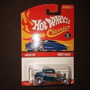2005 Hot Wheels Classics Series 1 1932 Ford Spectraflame Blue 6 of 25